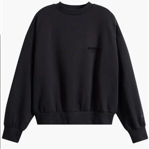 Fear of God Essentials black crewneck sweatshirt